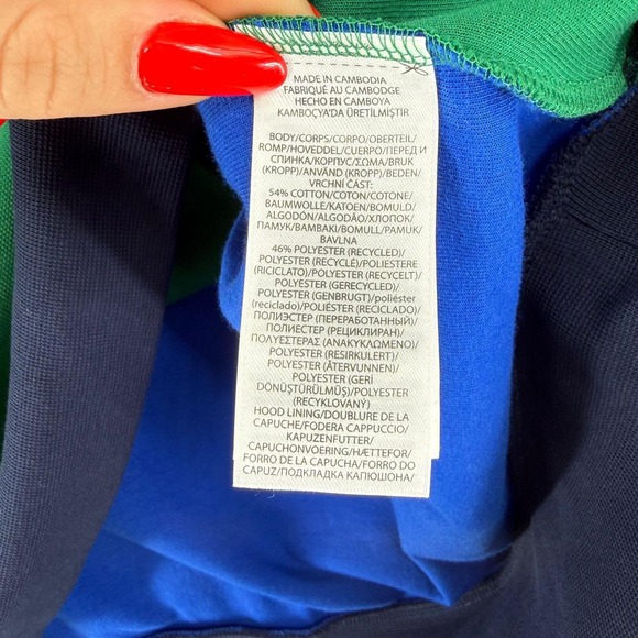 Polo Ralph Lauren Men's Hoodie Colorblock Pullover Double Knit Polo Size 3 XLT - Picture 11 of 14